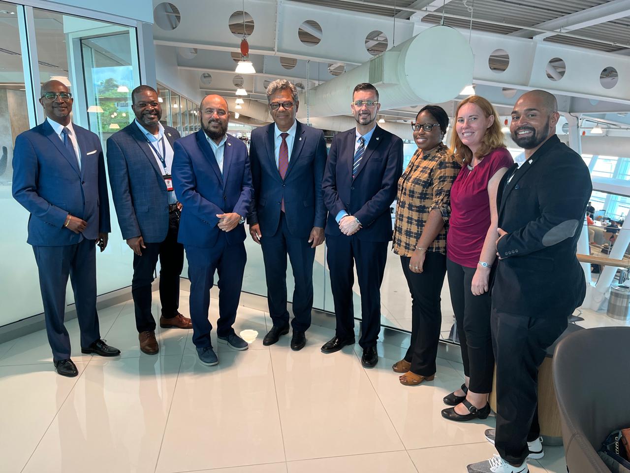 Honorable prime minister dr luc mercelina visits princess juliana
